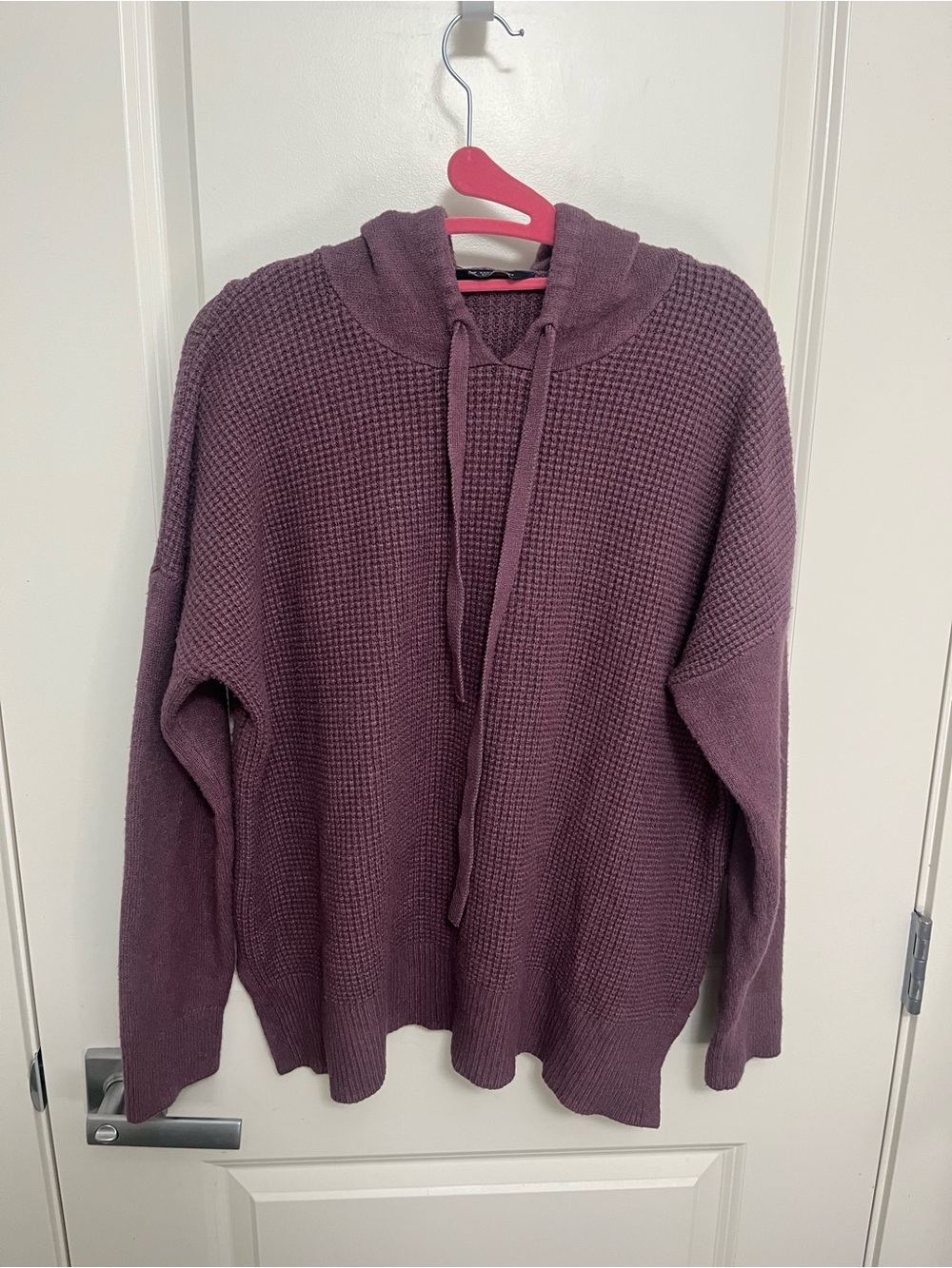 Denver Hayes Women's Waffle Knit Hooded Sweater in size XXL